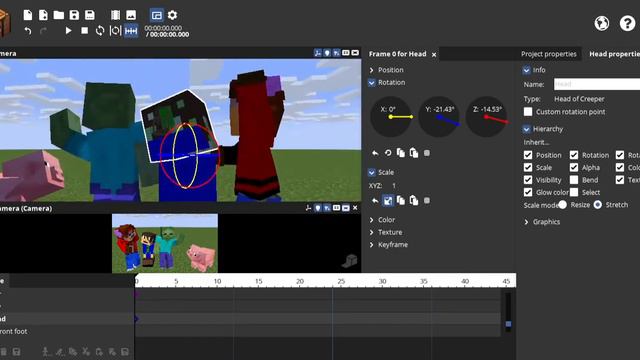 Гайд: как поставить персонажей в позу|Mine Imator смотреть онлайн