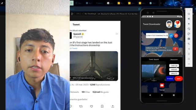 Video Twitter Downloader App - React Native смотреть онлайн