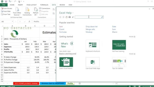 Excel 2013 Essential Training | EXERCISE 09 : Using the built-in help смотреть онлайн