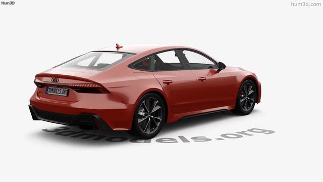 Audi RS7 2020 3D model by 3DModels.org смотреть онлайн