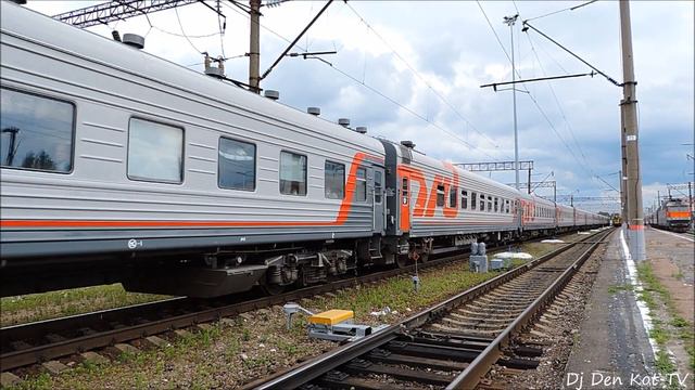 ЧС8-042 Поезд Брянск - Санкт-Петербург отправление