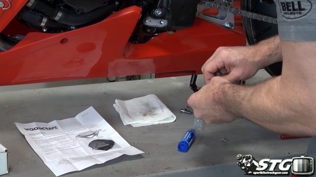 How to Install Woodcraft Engine Stator Cover Honda CBR1000RR from Sportbiketrackgear.com смотреть онлайн