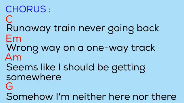 RUNAWAY TRAIN (by Soul Asylum) - Lyrics with Chords смотреть онлайн