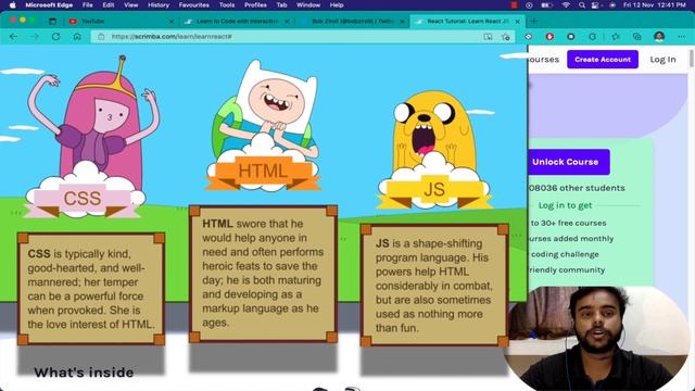 Learn #React JS for Web development and creating amazing Interactive UIs | frontend developer | HI смотреть онлайн