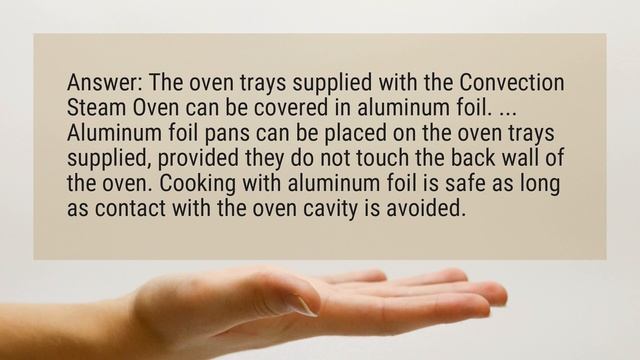 Can I use aluminum foil in a convection oven? смотреть онлайн