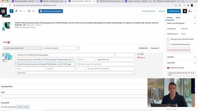 Amazon Affiliate ohne API nutzen (deutsch) mit Content Egg inkl. Produkt-Widgets! смотреть онлайн