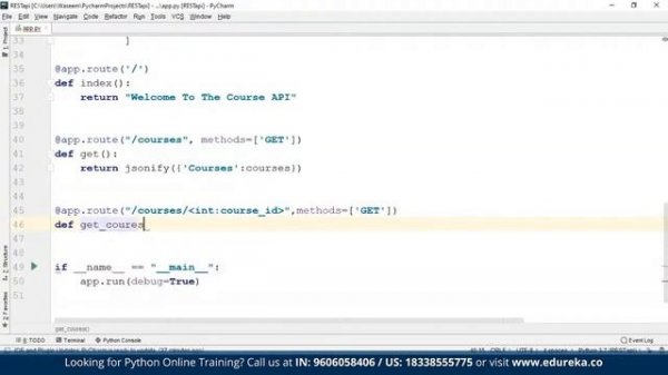 Building REST API using Python | REST API Using Flask | Python Training | Edureka | Python Rewind-