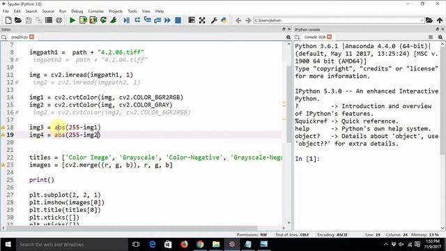 Computer Vision with Python and OpenCV - Computing Negative of an Image смотреть онлайн