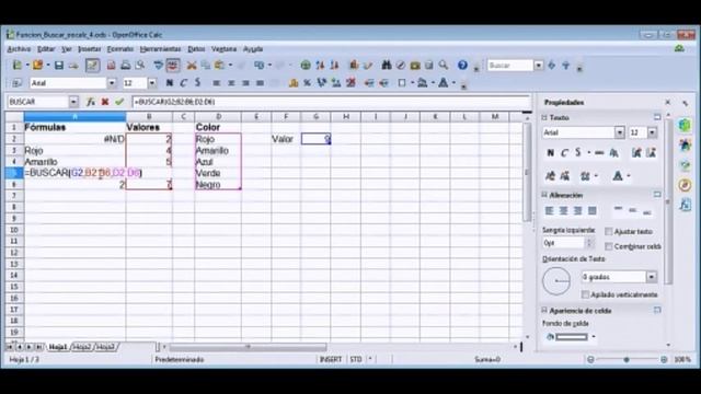 Función Buscar con OpenOffice.org Calc 4. Actualizado 2016. смотреть онлайн