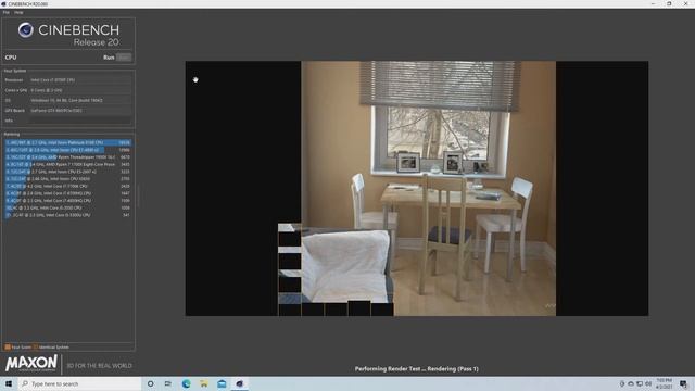 Intel Core i7-9700F 3GHz Cinebench R20 Test смотреть онлайн