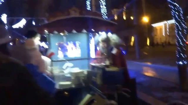 Moscow Christmas fair on Tver Blvd. Волшебный Лес, Тверской Бульвар, Москва 2014-12-21 смотреть онлайн