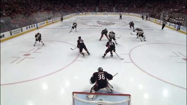 John Gibson outstanding glove save vs Boston Bruins смотреть онлайн