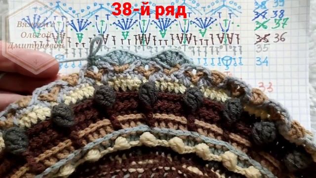 #вязание_крючком Вяжу крючком декоративный чехол для круглой подушки смотреть онлайн