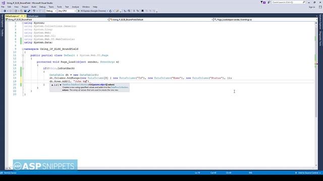 Using IF ELSE condition in BoundField column in ASP.Net GridView смотреть онлайн
