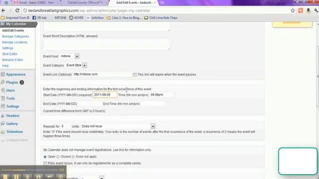 WordPress Tutorial Events Calendar Plugin смотреть онлайн