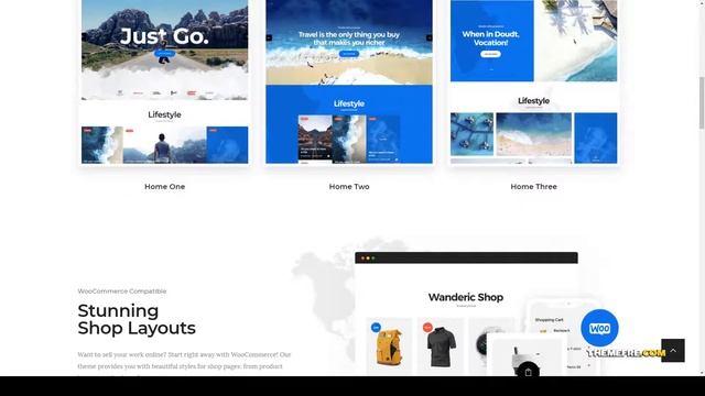 Wanderic - Travel Blog and Lifestyle WordPress Theme online store reviews Easy Create Website смотреть онлайн