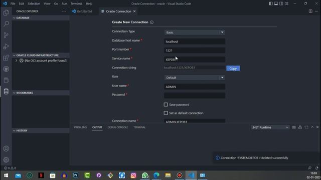 USE VISUAL STUDIO CODE WITH ORACLE DATABASE | استعمال فيجوال ستديو كود مع قاعدة اوراكل смотреть онлайн