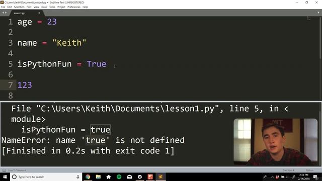 Math & Variables in Python - Beginner Python Tutorial #1 смотреть онлайн