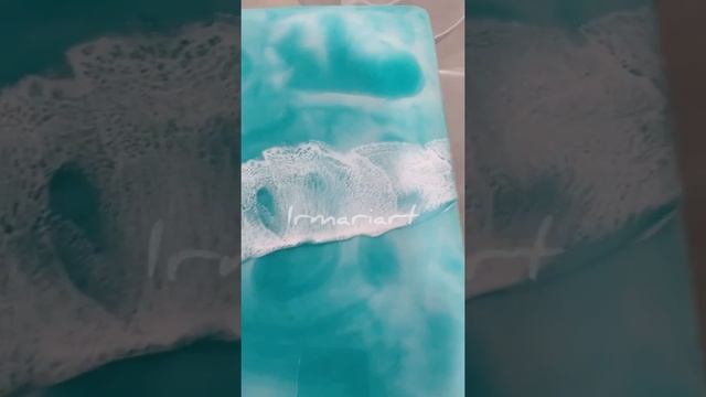 Глубокое море эпоксидной смолой #resinart#эпоксиднаясмола#resinarthandmade#epoxy#