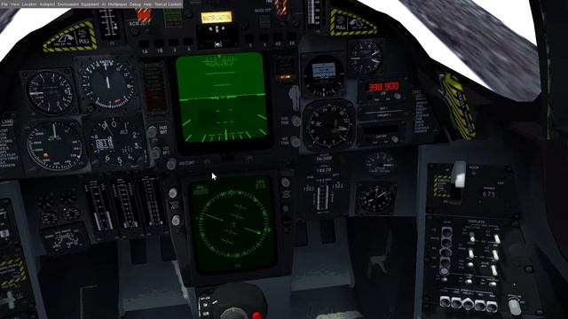 FlightGear Flight Simulator - обзор на примере F-14A Tomcat смотреть онлайн