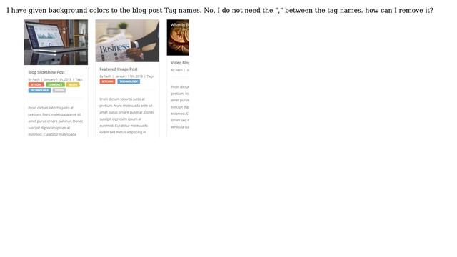 Wordpress: Blog post : Remove comma between Tag names смотреть онлайн