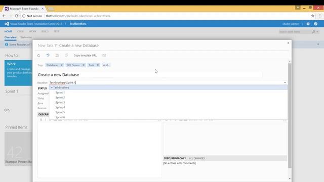 How to create a new work item in TFS 2015 using Web Access - TFS 2015 Tutorial смотреть онлайн