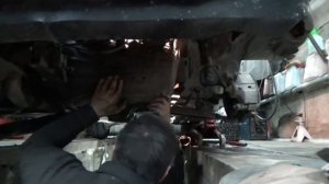 Замена сцепления на Тойота Корона   ч № 1 .(демонтаж КПП)