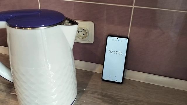 Тест закипания воды электрочайника Kitfort KT-6170 белый смотреть онлайн