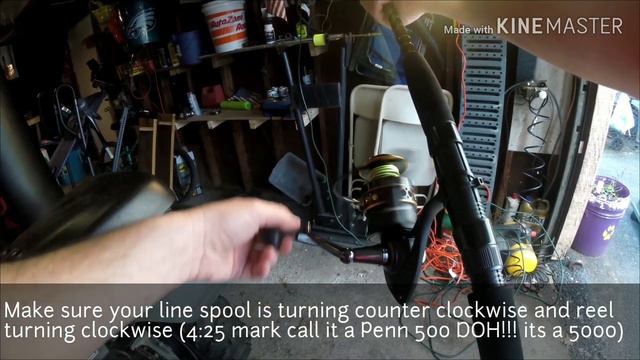 Spooling my Penn Battle II 5000 series смотреть онлайн
