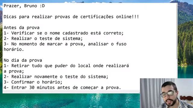 Dicas para realizar Provas de Certificação Online (especificamente pela Pearson VUE) смотреть онлайн
