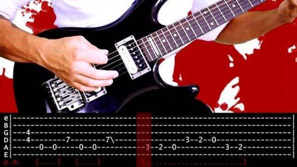 Metallica - Seek And Destroy (Табулатура) Guitar Tutorial TABS
