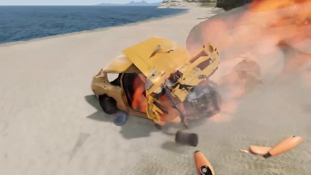 Cliff Drops #180 - BeamNG DRIVE | SmashChan