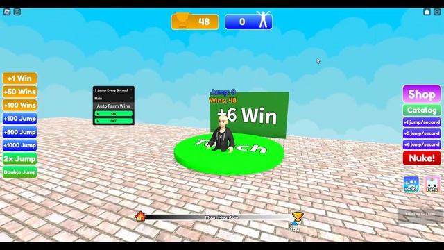 Roblox +1 Jump Every Second Script - Auto Farm Wins смотреть онлайн