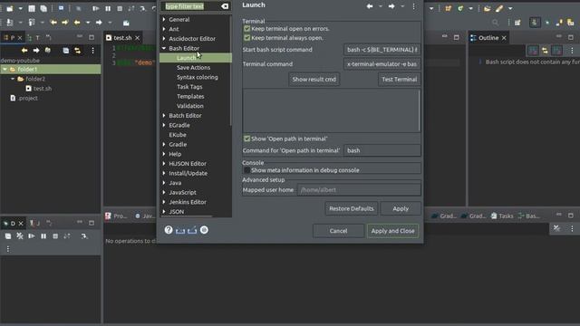 bash editor eclipse plugin feature open path in terminal смотреть онлайн