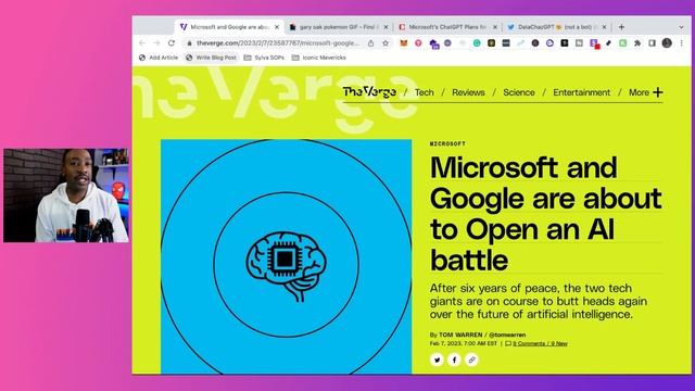 UPDATE New Microsoft ChatGPT Announcement | New Rival Google Bard Introduced смотреть онлайн