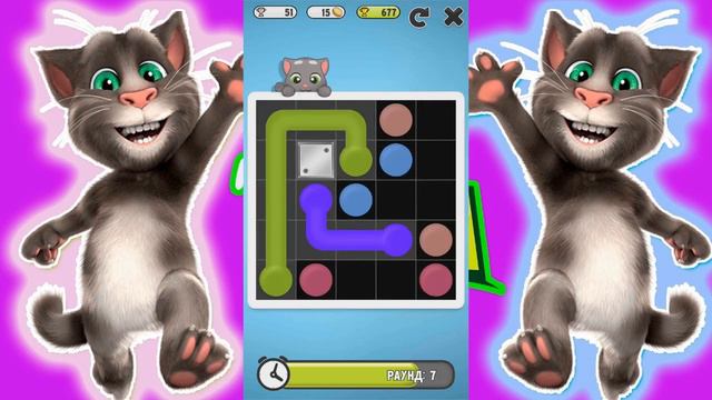 Мой Говорящий Том #114 Кибер Том Детский игровой мультик для детей! My Talking Tom смотреть онлайн