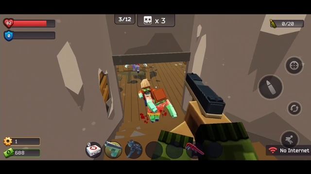 Pixel Combat: Zombies Strike - DEN Hardcore Gameplay "Mini Portal Save me" смотреть онлайн