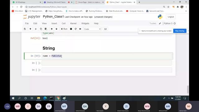 1. Hands on with Python : Variables, data types and expressions смотреть онлайн