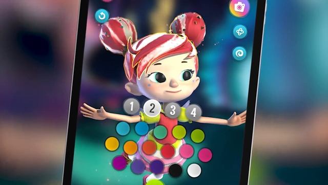 Fairyteens. Magic 3D Coloring app for Android and iOS смотреть онлайн