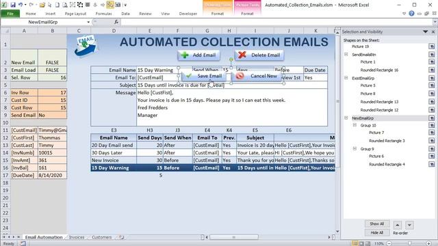 Learn How To Create This Automated Collection & Aging Report Email App In Excel [Free Download] смотреть онлайн