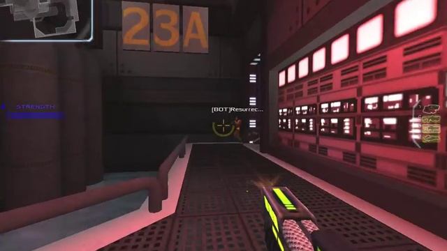 Xonotic 'Solarium' Map three bots 'Godlike' смотреть онлайн