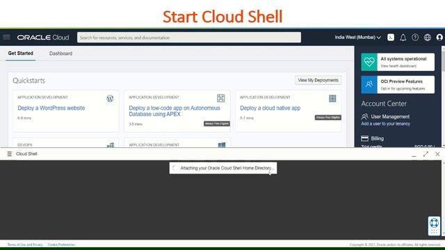#CloudShell #Shell | Oracle Cloud | Start Cloud Shell смотреть онлайн