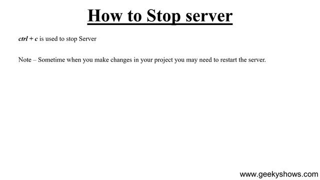 How to Run and Stop Server in Django (Hindi) смотреть онлайн