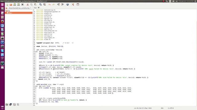 Linux RAW Sockets - Generate Layer-2 STP Packets смотреть онлайн