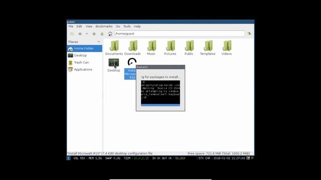 Installing wattOS Microwatt R10 Linux on Oracle VirtualBox смотреть онлайн