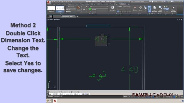 3 Ways How To Change Dimension Text In Autocad смотреть онлайн