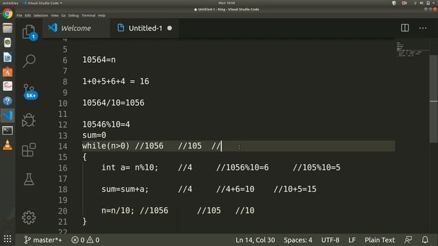 8 : Sum of Digits of Five Digit Number | Hackerrank C Solutions смотреть онлайн