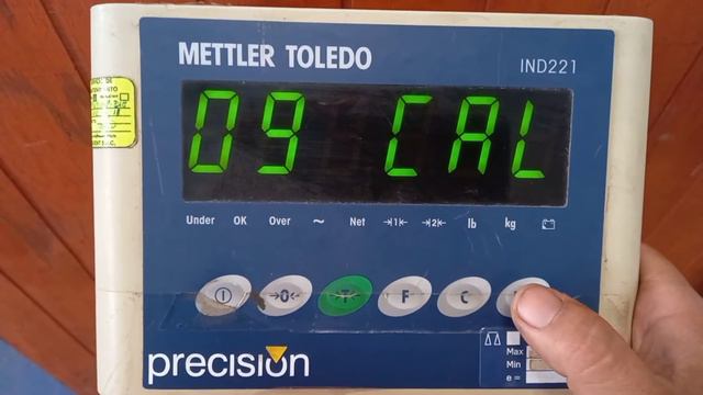 Ajuste de Balanza Mettler toledo IND221 Weight Scale aCalibration смотреть онлайн