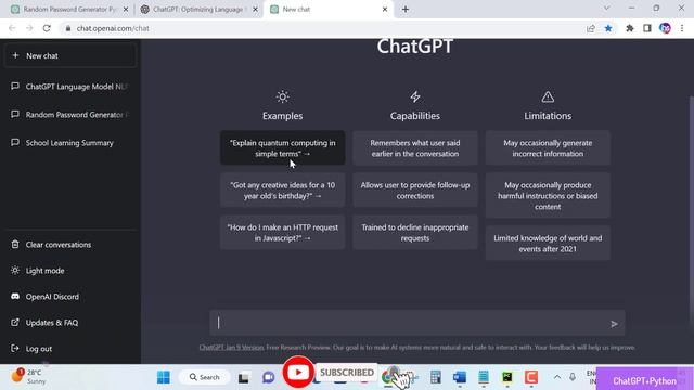 Python - Chat GPT + Python Generate Random passwords in Telugu смотреть онлайн