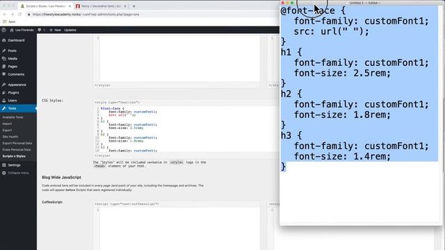 WordPress Applying Custom Fonts смотреть онлайн
